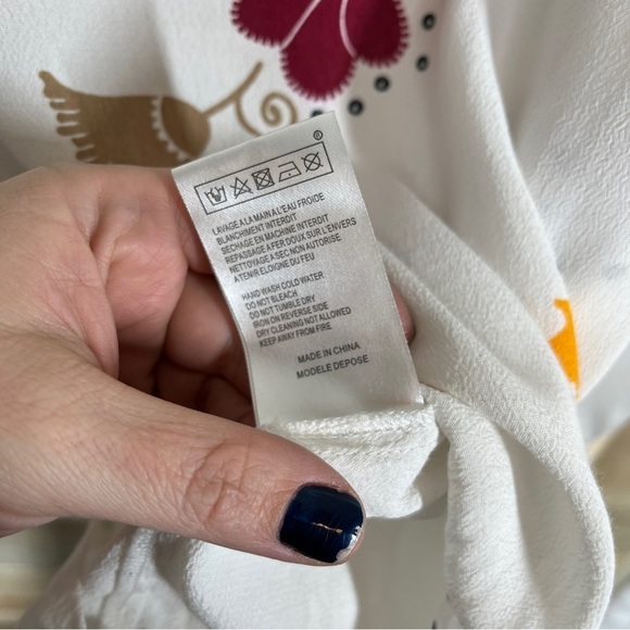 Maje floral pop over blouse - Picture 8 of 9